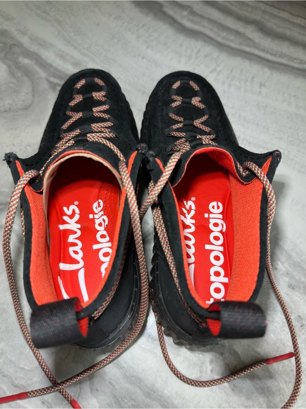 Topologie x Clarks Torhill Hi Interest Black Climbing Chukka Boots
